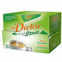 Dolcificante My Dietor Cuor di Stevia - 96 Bustine 