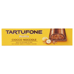 Torrone Tartufone Motta - Barra Ciocco Nocciole - 150 gr