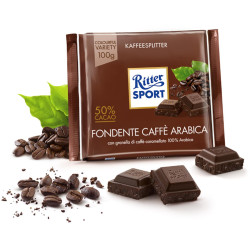 Tavoletta Ritter Sport - Fondente Caffe' Arabica - Cioccolato...