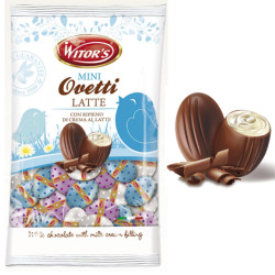 Mini Ovetti Cioccolato Latte Ripieno al Latte - Witor's - 125 gr