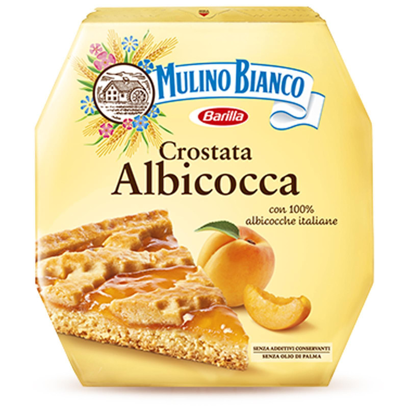 Torta Mulino Bianco - Crostata Albicocca - 475 gr