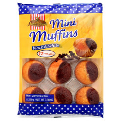 Mini Muffin Black & White - Meister Moulin - 12 Pezzi - 280 gr