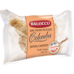 Mini Colomba Colombina Senza Canditi- Balocco -100 gr in Flowpack -...