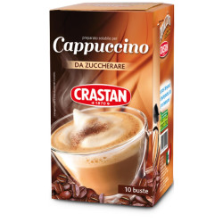 Cappuccino Solubile da Zuccherare  - Crastan - 125 gr - 10 Bustine 