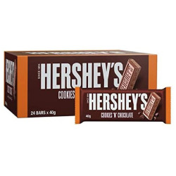 Barrette Cioccolata - Hershey's -  Biscotto e Cioccoalto - 24 x 40g