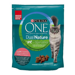 Crocchette per Gatti - Purina One DUAL NATURE Adult Salmone 400g