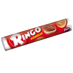 Biscotti Ringo Classici - 1 Tubo da 165 gr - Ripieno a Vaniglia