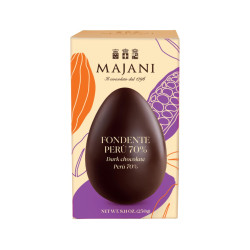 Uovo Cioccolato Majani - Fondente 70% Perù - Dark - Confezione da...