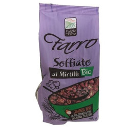 Farro soffiato BIO ai mirtilli - Poggio Del Farro - 160 gr