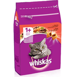 Crocchette per Gatti - Whiskas Croccantini  con Manzo - 1400 gr 