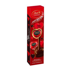 Cioccolatini Cuori Lindor - Cioccolato Fondente - Lindt - Scatolina...