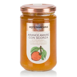 Vaso Marmellata - Agrimontana - Arance Amare Con Scorza - 330 g