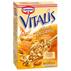 Cereali Cameo Vitalis - Muesli Croccante Miele e Mandorle - 310 gr