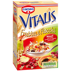 Cereali Cameo Vitalis - Muesli Croccante Frutta e Fiocchi - 300 gr