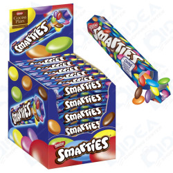 Tubo Confezione Cioccolatini Smarties da 38 gr - 24 Pezzi