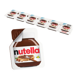 Nutella Ferrero - Monoporzioni - Vaschetta - 40 Strisce da 6 x 15 gr 