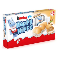 Kinder Happy Hippo - Nocciola - Snack - 5 Pezzi