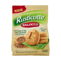 Biscotti - Balocco - Rusticotte - 5 Cereali - Con Semi di Chia,...