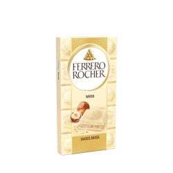 Tavoletta Ferrero Rocher - Cioccolato Bianco e Nocciola - 90 g