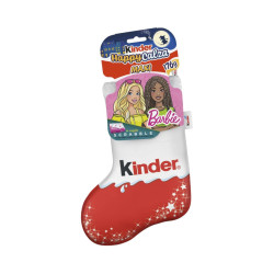 Kinder - Calza Befana Barbie - 7 Pezzi - Barrette e Tavolette...